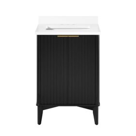 OVE Decors Gabi 24" W x 22" D Freestanding Bathroom Vanity with Sink 	