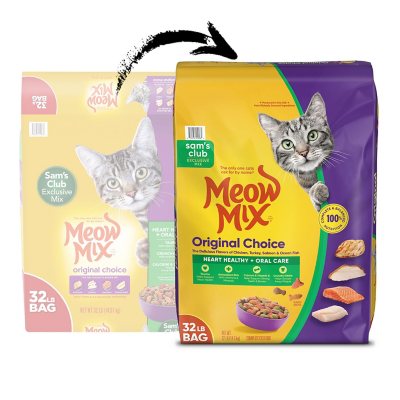 Meow Mix Original Choice Dry Cat Food Heart Healthy Oral Care