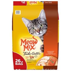 Meow Mix Tender Centers Dry Cat Food, Salmon & White Meat Chicken (26 lbs.)
