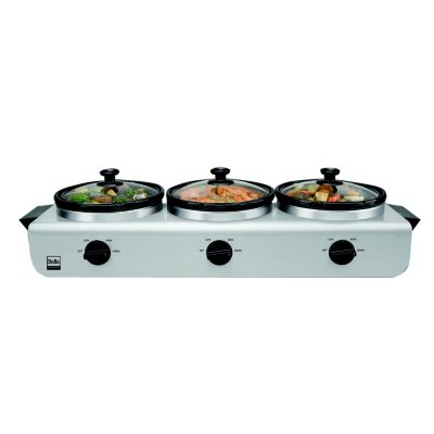BELLA TRIPLE SLO COOKER BUFFET - household items - by owner