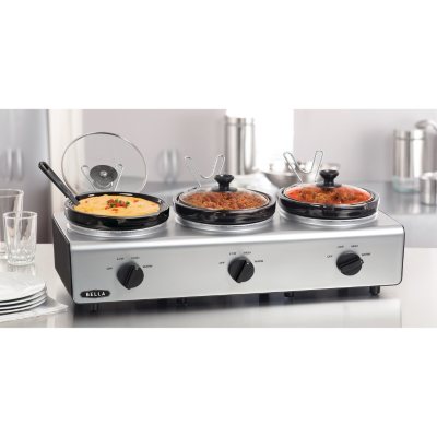 Sensio Bella Tripple 1.5 Qt Slow Cooker Buffet Server Catering New -  appliances - by owner - sale - craigslist