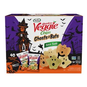 Sensible Portions Garden Veggie Ghost & Bats Veggie Chips, 0.5 oz., 40 pk.