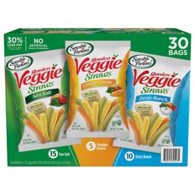 Sensible Portions Garden Veggie Straw Variety Pack, 30 pk.