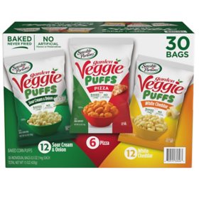 Sensible Portions Garden Veggie Puff, Variety Pack, 0.5 oz., 30 pk.