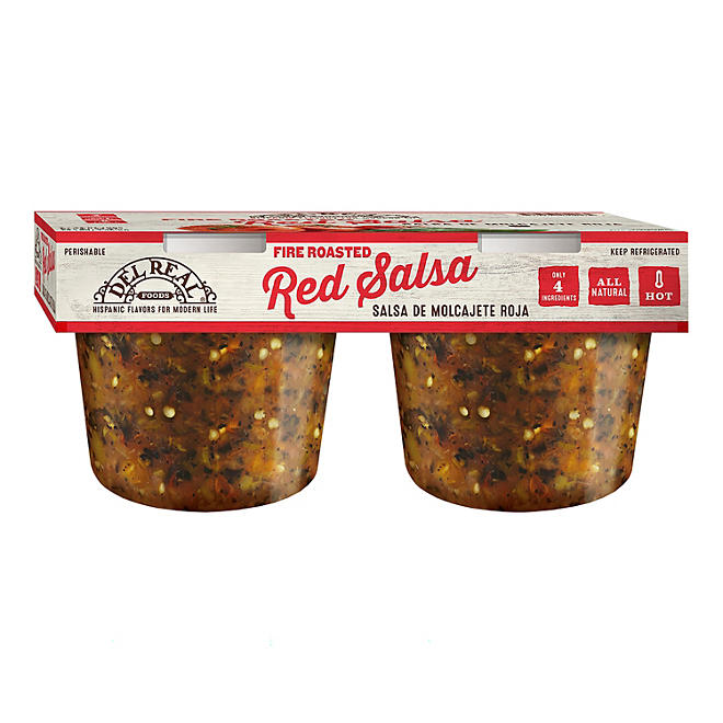 Del Real Foods Fire Roasted Red Salsa 24 oz., 2 pk.