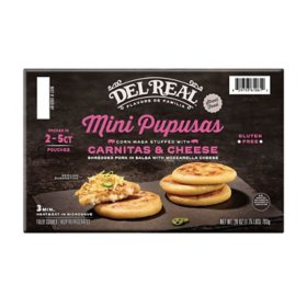 Del Real Foods Carnitas and Cheese Mini Pupusas, 5 ct., 2 pk. 