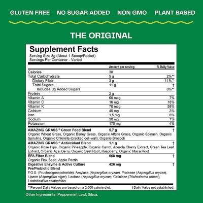 Amazing Grass Green SuperFood® Drink Powder Berry, 60 Servings - Kroger