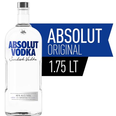 Absolut Vodka 1 75 L Sam S Club