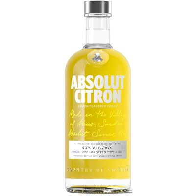 Absolut Citron Vodka (750 ml) - Sam's Club