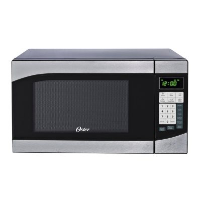 Oster OGCMT309WE-09 Compact-Size 0.9-Cu. Ft. 900W Countertop Microwave  Oven, White