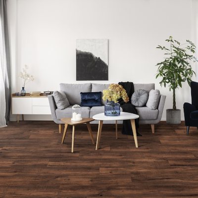 Dark Shadows Luxury Vinyl Plank Flooring - Dark Color