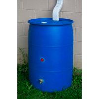 55-Gallon Big Blue Recycled Rain Barrel