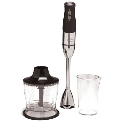 Wolfgang Puck 3 Angle Cordless Immersion Blender w/Whisk Attachment