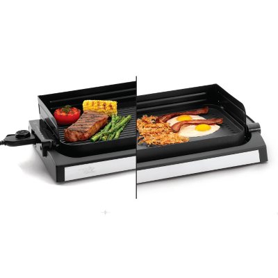 Wolfgang Puck Indoor Reversible Electric Grill Griddle 