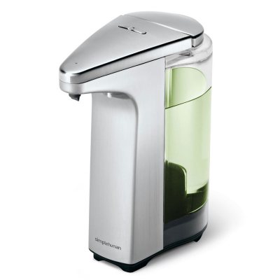 simplehuman Rechargeable Sensor Soap Dispenser, 2-pack