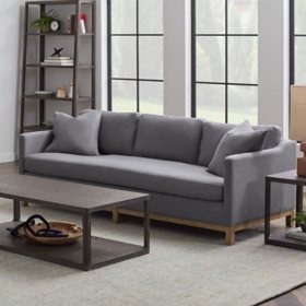 Newfield Upholstered Wood Base Sofa, Assorted Colors