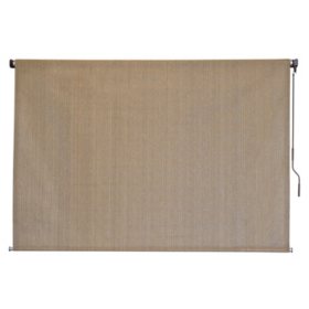 Cordless Outdoor Sun Shade with Removeable Pole - Siltstone
