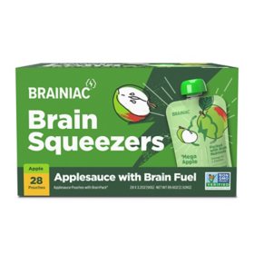 Brainiac Brain Squeezers Applesauce 28 ct.