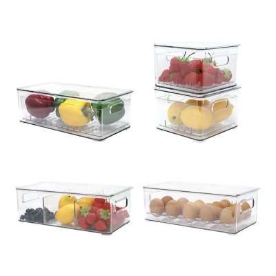 Buy Wholesale China Home Kitchen Cabinet Fridge Organizer Food Sundries  Snacks Container Sundries Storage Box Bin & Food Container Sundries Storage  Box at USD 1.9
