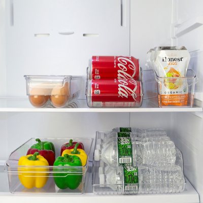 Plastic Storage Containers Square Handle Food Storage Organizer Boxes With  Lids For Refrigerator Fridge Cabinet - Buy Plastic Storage Containers  Square Handle Food Storage Organizer Boxes With Lids For Refrigerator  Fridge Cabinet