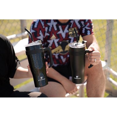 Hydraflow Capri 40- oz Tumbler with Straw, Powder White | Camping World