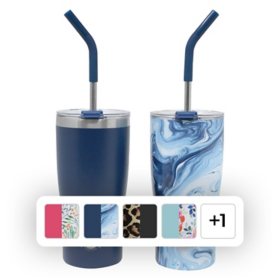 Heritage 20 oz. Double Wall Stainless Steel Tumbler, Set of 2, Choose Color