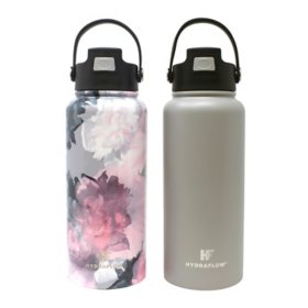 Hydraflow 34-oz. Double Wall Stainless Steel Bottle, 2 Pack (Assorted Colors)