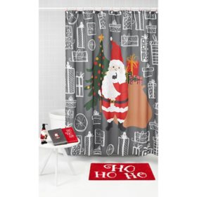 Holiday Hills 17-Piece Christmas Bathroom Accessory Set  (Assorted Designs)