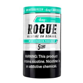 Rogue Nicotine Pouch Wintergreen 6 mg Can