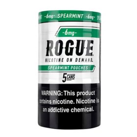 Rogue Nicotine Pouch Spearmint 6 mg Can