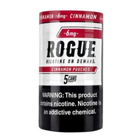 Rogue Nicotine Pouch Cinnamon 6 mg Can
