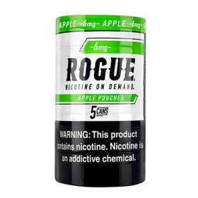 Rogue Nicotine Pouch Apple 6 mg Can