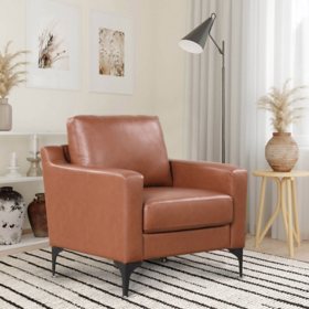 Serta Faux Leather Fleming Chair, Assorted Colors