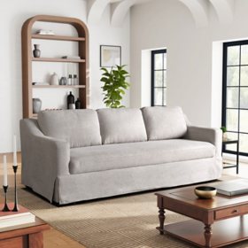 Serta Harvard Linen Fabric Convertible Sofa