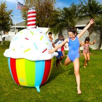 BigMouth Giant Inflatable Cupcake Yard Sprinkler 6'