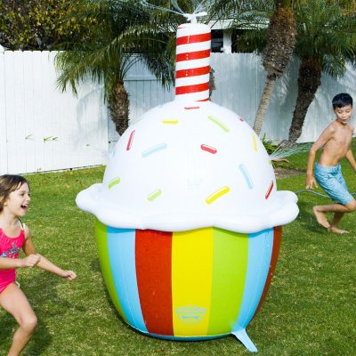 BigMouth Inflatable Giant Cupcake Yard Sprinkler