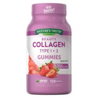 Nature's Truth Collagen Type 1 + 3 Gummies, Natural Strawberry Flavor (120 ct.)