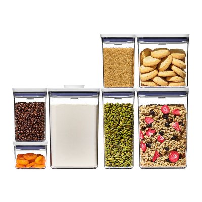 Pop Airtight Food Storage Containers with Lids for Kitchen Pantry  Organizing Stackable Container for Cereal Snack Flour Sugar Coffee  Spaghetti -12