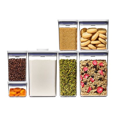 Airtight Rectangle Medium Food Storage Containers 1.7qt/1.6L