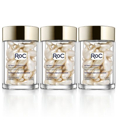 retinol night serum capsules