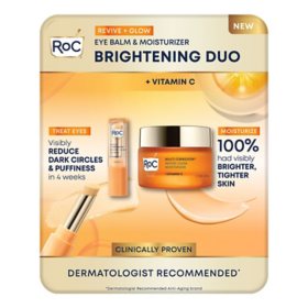 RoC Revive + Glow Vitamin C Cooling and Hydrating Eye Balm & Moisturizer