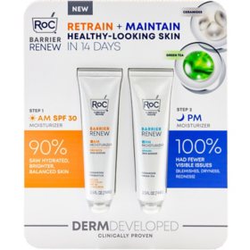 RoC Barrier Renew AM + PM Moisturizer Pack 2.5 oz., 2 pk.