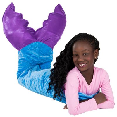 Plush mermaid best sale tail blanket