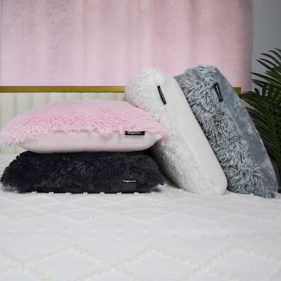 Imaginarium Memory Foam Fun Pillow Huggy Collection with Snuggle Cover, 2 Pack:- Gray