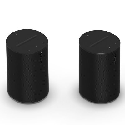 Sonos Era 100 2-Pack Bundle w/ Bluetooth (Black):- Black