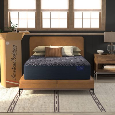 American Bedding Elite Collection 13" Hybrid Plush Twin Mattress:- Twin, Medium