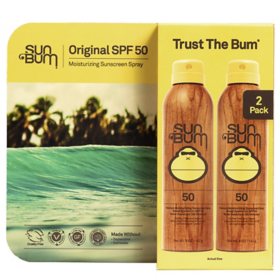 Sun Bum Sunscreen Spray, SPF 50, 5 oz., 2 pk.