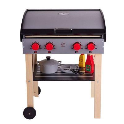 Hape Wooden Gourmet Grill And Shish Kabob Play Kitchen : Target