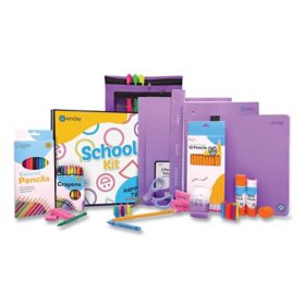 enday Back to School Supplies Kit for Grades K-5, Choose Color