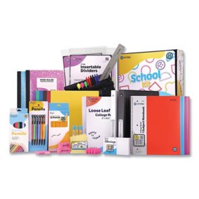 enday Back to School Supplies Kit for High School/College